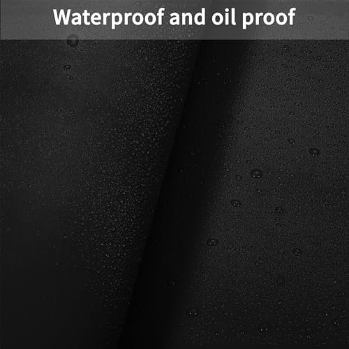Leather Desk Mat,1.8mm Thick,12x60 Inch Desk Cover,Desk Protector Mat,Dresser Cover Top,Dresser Top Cover,Dresser Top Protector,Desk Covers On Top of Desks(Black+Wine Red,12×60) - Image 5