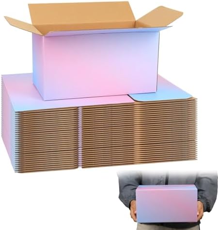 FORBFAN 11 x 6 x 6 Shipping Boxes, 30 Pack Corrugated Cardboard Mailing Boxes for Small Business, Colorful Packing Boxes for Shipping & Storage by FORBFAN-US