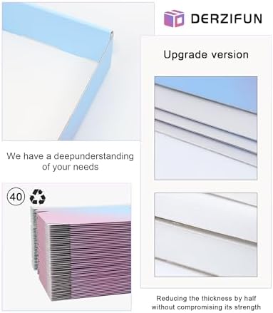10x8x2 in Shipping Boxes, 40 Pack Corrugated Packaging Mailer Boxes, ‎Purple Gradients Shipping Packaging Boxes for Small Business - Image 3