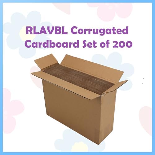 RLAVBL 100 Pack 9x12 Corrugated Cardboard Sheets, Flat Cardboard Inserts for Shipping, Mailing, Packing, DIY Crafts - Image 7