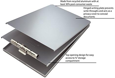 Saunders Silver A-Holder Recycled Aluminum Form Holder - Fits 8.5 x 14 inch Legal Size Documents - Ideal for Home, Office, and Business Use (10019) - Image 2