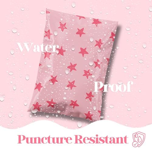 Pretty Package Store Poly Mailer 14.5x19, Pink Seeing Stars, 100 Pack - Image 4