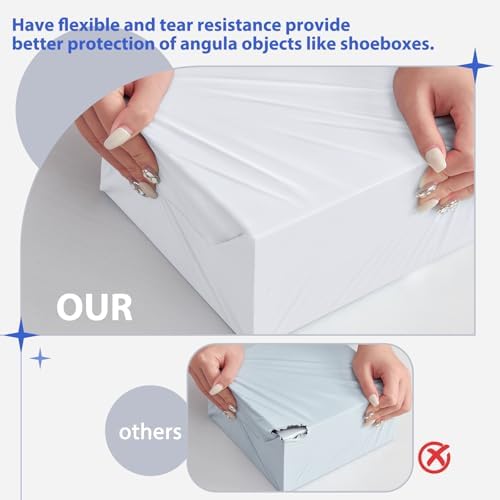 Fuxury Poly Mailers 17.7x22" 25 Pcs,XL Shipping Bags for Clothing,White - Image 4