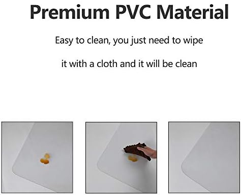 Office Chair Mat, 60"x 46" Office Chair Mat for Hardwood Floor, Floor Mat for Office Chair, Clear Desk Chair Floor Mat for Computer Desk - Image 5