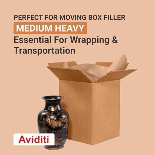 Delta Paper Shipping Paper Roll 12"L, 1-Pack | Large Kraft Paper Roll for Packing, Moving and Storage - Image 3