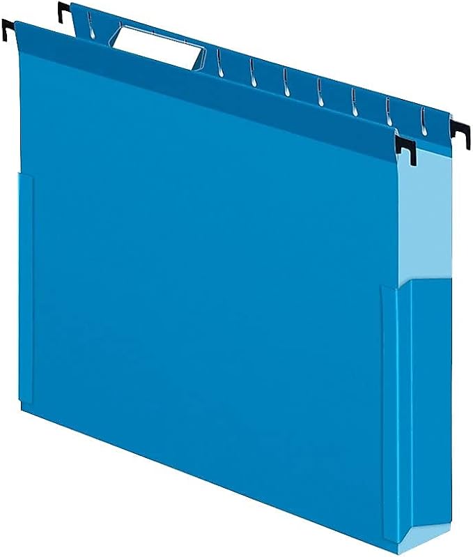 Oxford Pendaflex 59202 SureHook Reinforced Hanging Box Files, 2" Exp with Sides, Letter, Blue (Box of 25) - Image 2