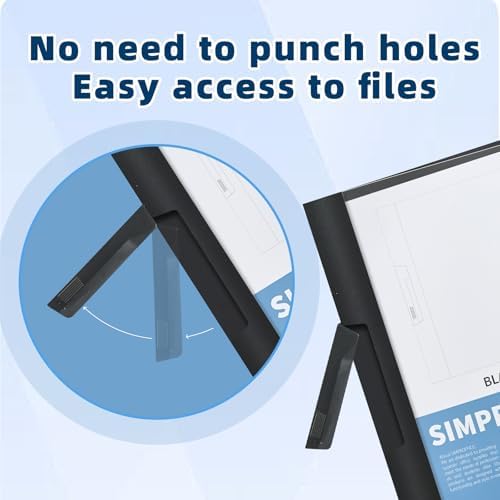 36 Pack Report Covers with Swing Clip, Black, Letter Size - Image 4