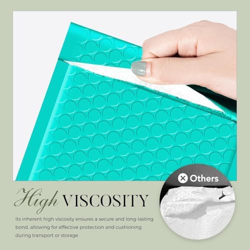 Metronic 19200 Pack Bubble Mailers 4X8 Inch Teal Full Pallet Waterproof - Image 5