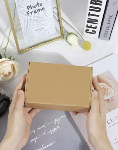 50 Pack Small Shipping Boxes, 6x4x2 Inch Brown Cardboard Boxes for Small Business - Image 6