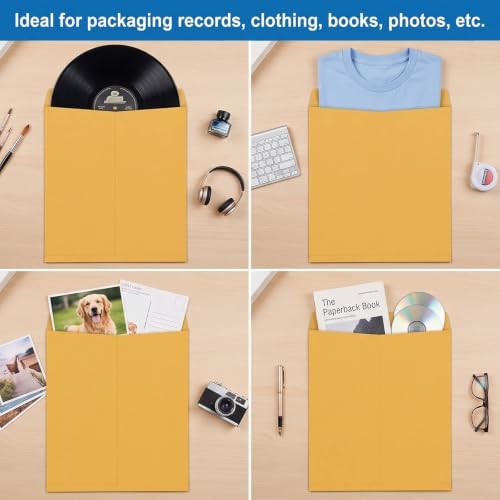 Motipuns 100 Pcs 14'' x 18'' Large Mailing Envelopes with Gummed Flaps - Image 3