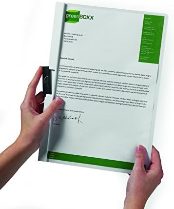 Durable Report Cover with DURACLIP - Letter-Size - Holds Up to 30 Pages - Clear Cover in Red - 25 Per Box - Image 4