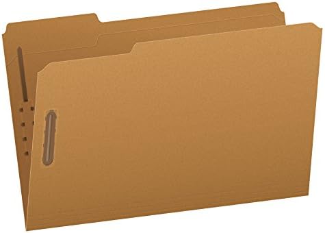 Pendaflex FK312 Pendaflex Kraft 2-Fastener Classification Folder with 1/3 Cut Tabs, 50/Box, Brown, Legal - Image 2