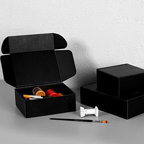 7x5x2 inch Black Shipping Boxes for Small Business- Set of 25 - Image 6
