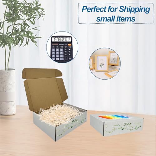 ROTCH 50 Pack 7x6x2'' Small Shipping Boxes, Cardboard Corrugated Mailers for Small Business, White (M762-E-W) - Image 5