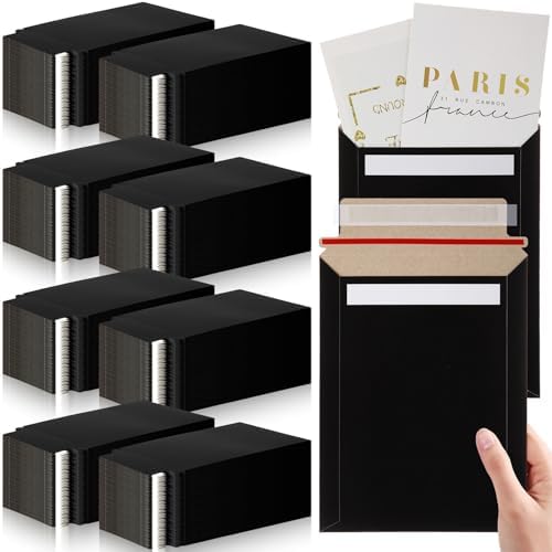 Fainne 200 Pack 6 x 8" Rigid Mailers Self Adhesive Photo Document Mailers by Fainne