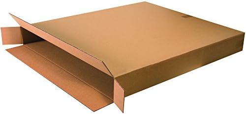 Box USA Moving Boxes, 36"L x 5"W x 42"H 5-Pack Large Side Loading Corrugated Cardboard Box for Packing, Shipping and Storage by BOXUSA