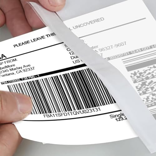 Packing List Pouches 4.5'' X 5.5'', Shipping Label Sleeves, Packing Slip Envelopes, Clear Adhesive Top Loading Packing List (4.5"" X 5.5"") - Image 6