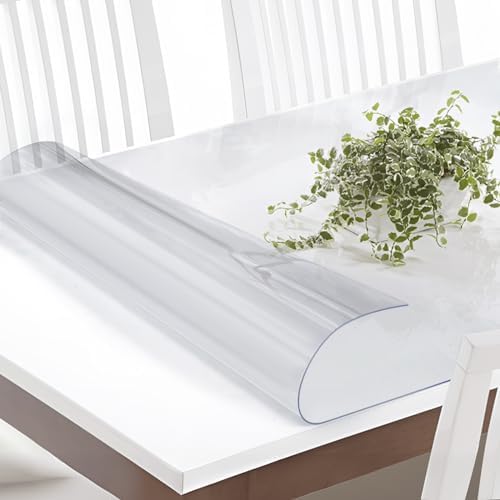 Vicwe Clear Table Cover Protector, 42 x 66 Inch Table Cover, Anti-Scratch by Vicwe