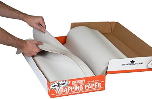 U-Haul Newsprint Packing Paper for Moving and Shipping - 200 Sheets - 10 lbs. - 24” x 30” Sheets - Image 2