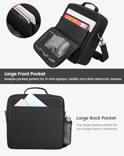 Zipper Binder 3 Inch D-Ring 3 Ring with Water Bottle Holder - Image 2