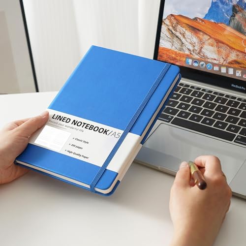 10 Packs A5 Hardcover Journal Notebooks 5.5 x 8.3 In, Lined Journals Bulk for Writing, Notebooks Bulk 200 Pages，10 Colors Classic Ruled Notebook for Work/Travel/College/Note Taking (10packs , 10 Colors) - Image 6