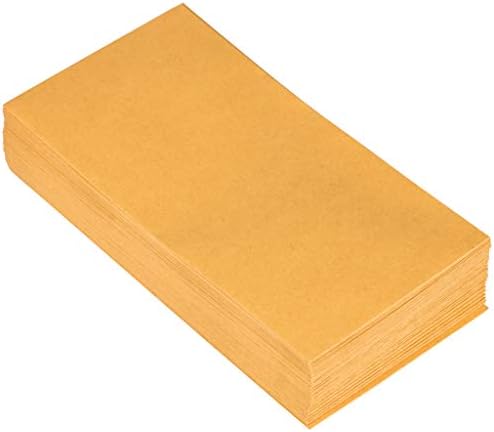 JAM PAPER #7 Coin Business Envelopes with Peel and Seal Closure - 3 1/2 x 6 1/2 - Brown Kraft Manila - 50/Pack - Image 5