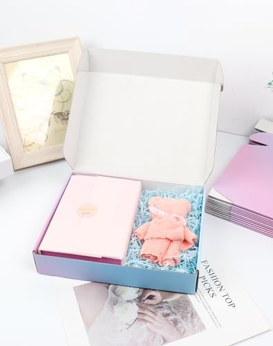 10x8x2 in Shipping Boxes, 40 Pack Corrugated Packaging Mailer Boxes, ‎Purple Gradients Shipping Packaging Boxes for Small Business - Image 5