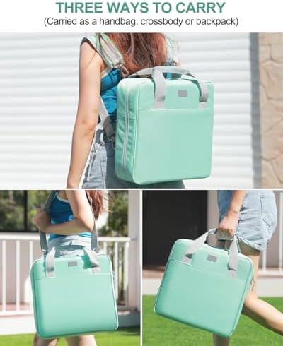 Realove 3 inch Zipper Binder 3 Ring with Pencil Pouch,Backpack Style - Image 2