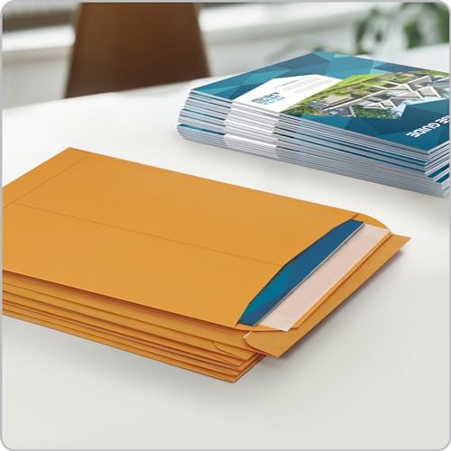 Columbian 9 x 12 Catalog Envelopes with Self Seal Closure, 28 lb Brown Kraft, for Mailing Flat Letter Size Documents or Photos, 100 Per Box (COLO341), Pack of 5 - Image 6