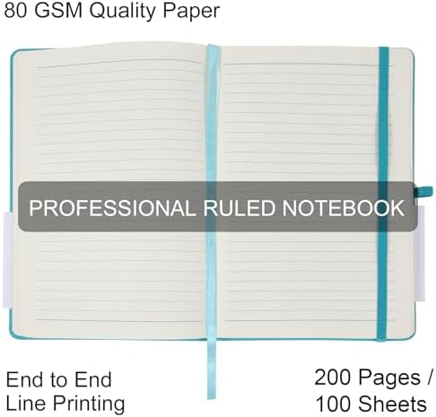 20 Pack Journals for Writing College Ruled Notebooks Journal in Bulk, Hardcover Notebooks (200Pages) for Note Talking, Lined Bullet Journals for Home School Office, 5.7"x8.4", Orange - Image 4