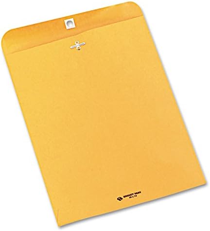 Quality Park Clasp Envelopes, 28lb, #97, 10 x 13 Inches, 250 Count of Kraft (37597) by Quality+Park