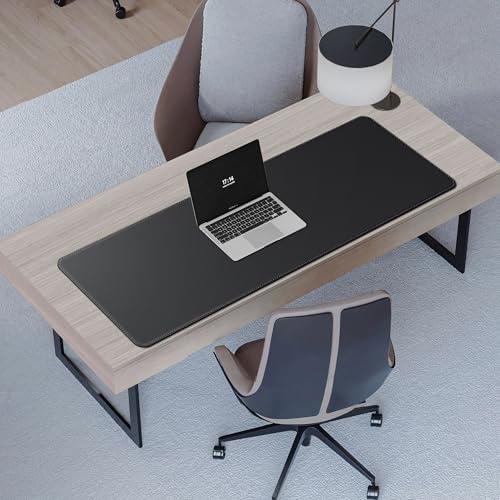 CENNBIE Leather Desk Mat, 51.2" x 16" Desk Pad for Full Desk (Black) - Image 5