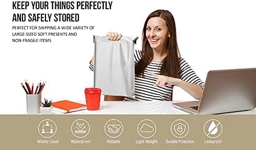 iMBAPrice White Poly Mailers 12x15.5 Inch 200 Pack (#5), Self-Seal Waterproof Shipping Envelopes, Tear-Resistant Plastic Mailing Bags for Clothing & Small Business Packaging - Image 4