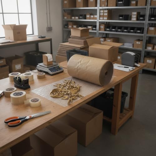 24" x 125' Small 3/16" Kraft-Backed Bubble Roll - Image 2