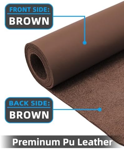 PULeather Non-Slip Desk Mat, Large Mouse Pad & Laptop Desk Pad - Waterproof Writing Pad for Office & Home (Brown, 35.4" x 17") - Image 2