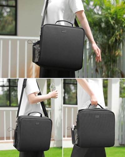 Zipper Binder 3 Inch D-Ring 3 Ring with Water Bottle Holder - Image 6