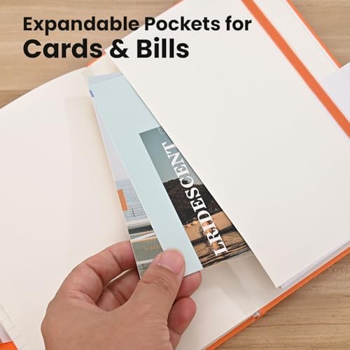 Lined Notebook Journals for Writing 5.5 x 8.2 inches, 160 Pages A5 Size with Expandable Pocket, Hardcover Notebooks for Work, 100GSM Paper (Assorted 8 Colors) - Image 4