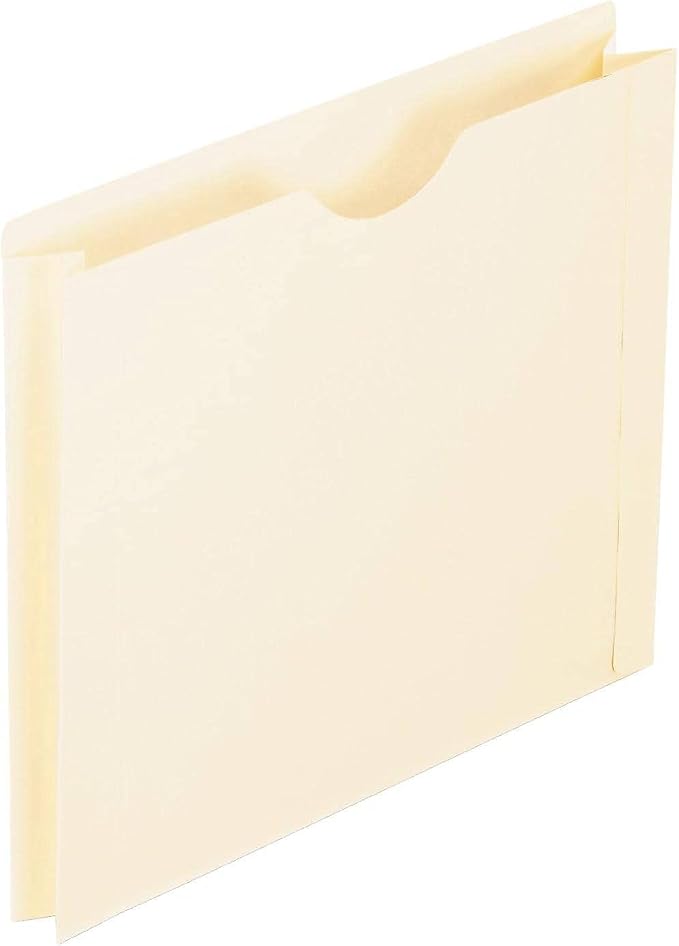 Pendaflex File Jackets, Letter Size, Manila, 2" Expansion, Reinforced Straight-Cut Tabs with Thumb Cut, 50 per Box (22200EE), Beige - Image 3