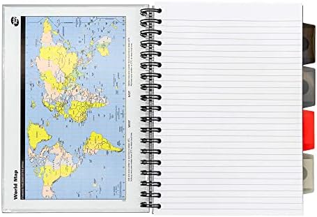 Pukka Pad 5 Subject Spiral Notebook 12-Pack - 200 Pages, 100 Sheets of 80GSM Paper with Repositionable Dividers & Perforated Edges for School & Office Planning & Organization - B5-7 X 10, Metallic - Image 6