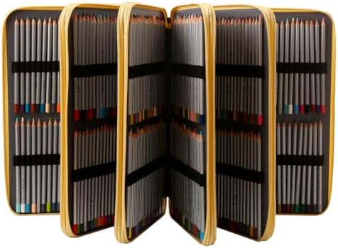 600-Slot Colored Pencil Case, 5-Layer Zipper with Shoulder strap and Handle - Image 2