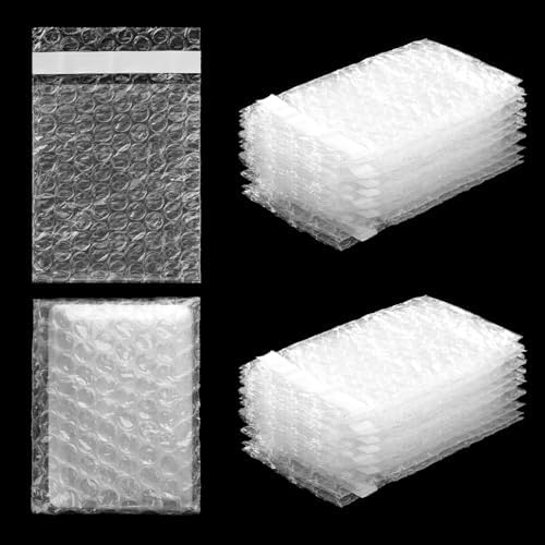 Frienda 300 Pcs Self Adhesive Bubble Bags Packing Pouches, 3.15" X 4" by Frienda