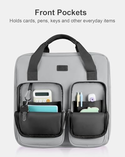 3 Inch Zipper Binder 3 Ring with Shoulder Strap & Multi-Pocket - Image 3
