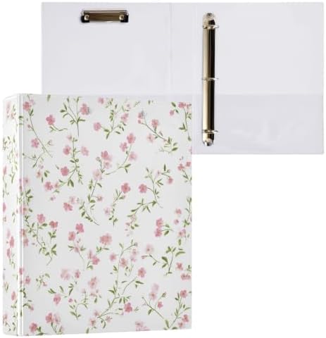 3 Ring Binder 1.5 Inch Clipboards Binders with Interior Pockets Round Ring Binder for Office Supplies and School by KICPOAY