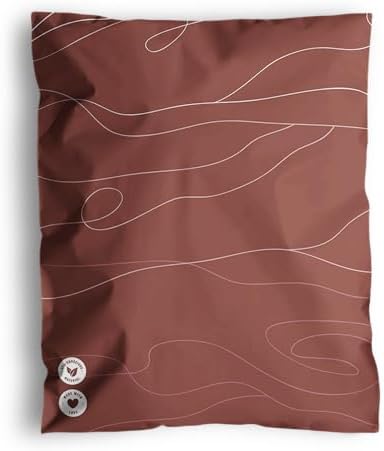 Poly Mailers 10 x 13 Inch - 100 pack Biodegradable Shipping Bags for Clothes - Impack Self-Seal Waterproof Thick Mailing Envelope for Accessories & Clothing - Tidal Terra Cotta by Impack