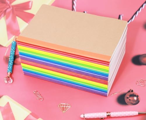48 Pack A5 Kraf Notebooks Lined Journal Bulk Writing Diary Subject Notebooks Planner with Thick Paper, 60 Pages, 30 Sheets, 8.3x5.5 inch - Image 6