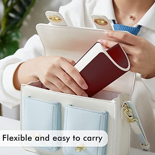 36 Pack Soft Cover Journal Bulk, Feela Lined Blank Travel Journal for Women Men Writing, Notebooks College Ruled for Work, Note Taking Notebook School Business Supplies, 8.2” x 5.5”, A5, Wine - Image 5