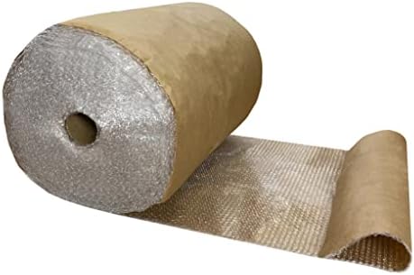 24" x 125' Small 3/16" Kraft-Backed Bubble Roll by uBoxes