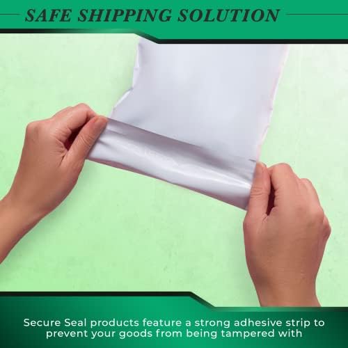 100 Pack of 9 x 12 White Poly Mailers - Self Sealing Shipping Envelopes â€“ Medium Plastic Shipping Mailers - White Poly Bags, Durable, Multipurpose, Water Proof - Packaging Bags for Small Business - Image 6