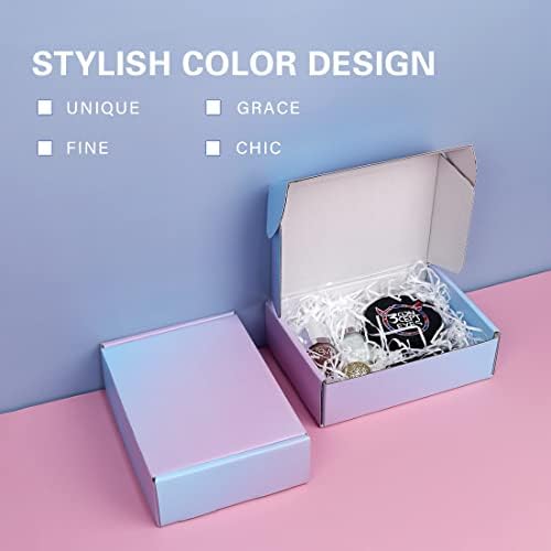 Purple Shipping Boxes for Small Business, 30 Pack 7"x5"x2" Small Cardboard Boxes, Recyclable Corrugated Boxes for Online Business, Mailer, Gift Packing, Jewelry Box Shipping - Image 4