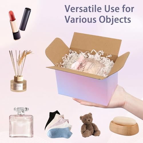 FORBFAN 6 x 4 x 4 Shipping Boxes, 30 Pack Corrugated Cardboard Mailing Boxes for Small Business, Colorful Packing Boxes for Small Orders & Packaging - Image 3